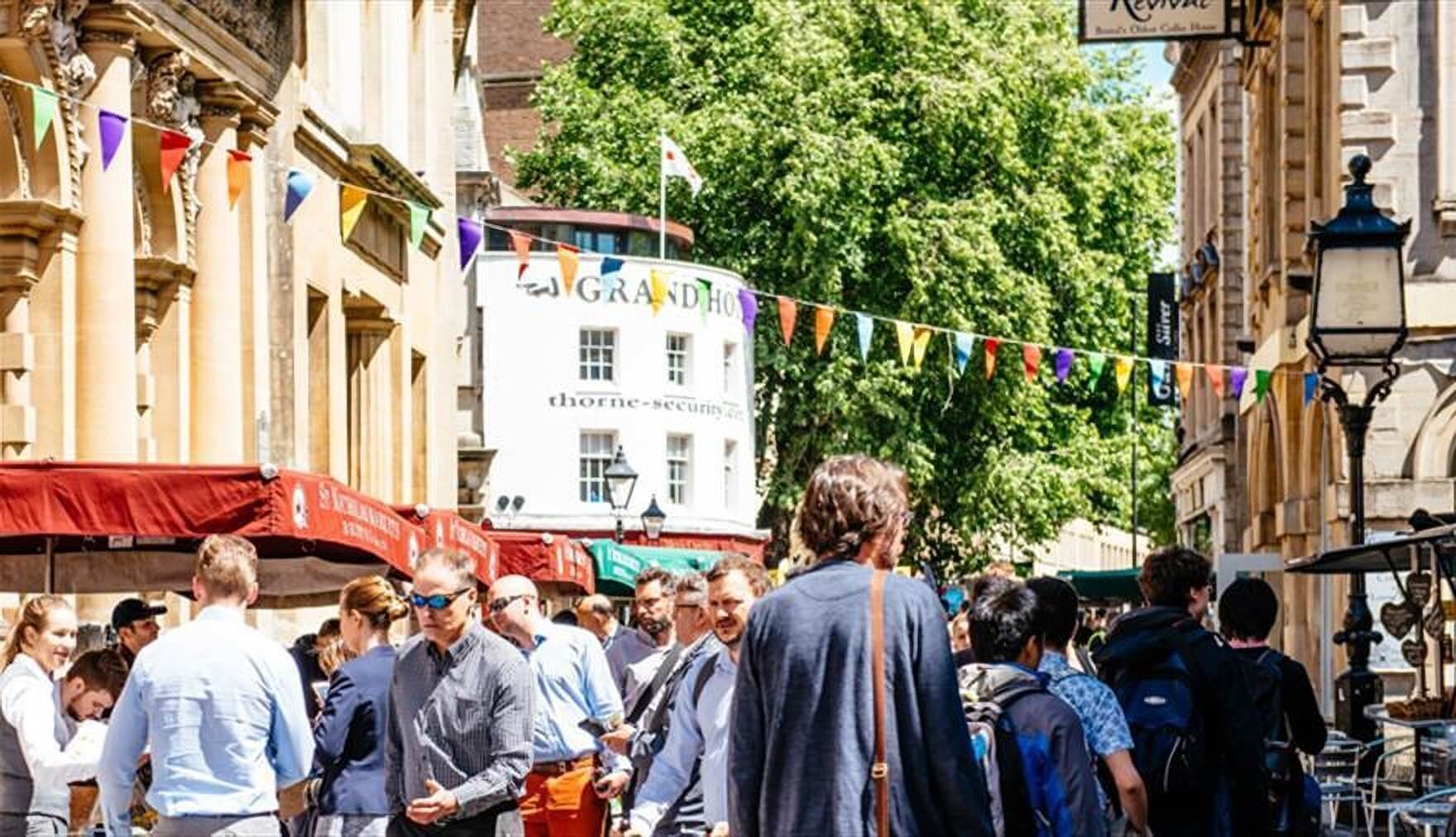Friday Food Market on Wine Street in Bristol