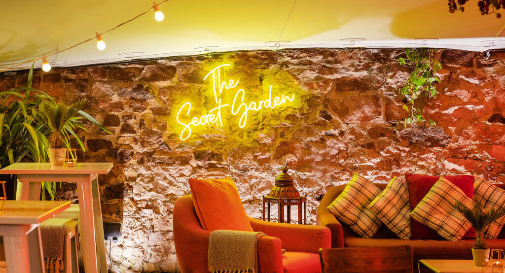 Square Club Secret Garden brunch in Clifton, Bristol