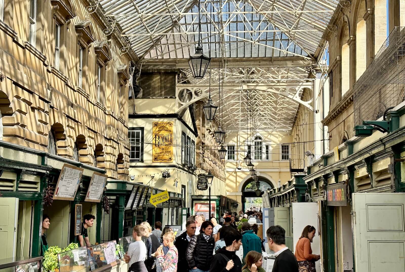 St Nicholas Market, indoor food and crafts market – escape from the rain in Bristol