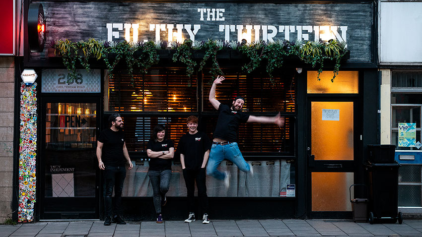 Filthy Thirteen (or Filthy XIII) in Bristol is a hidden gem of a cocktail bar